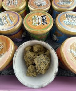 Alternative view of Kaws moon rocks