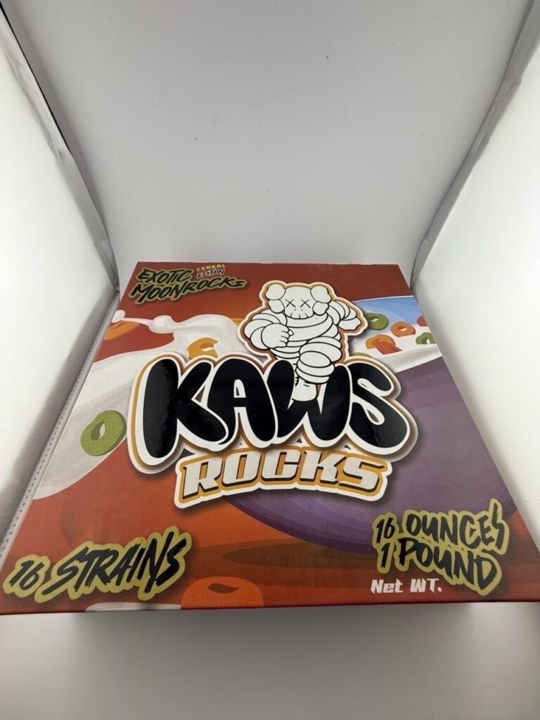 Kaws moon rocks